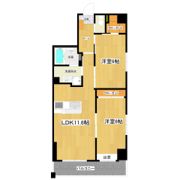 クレセント東谷山の間取り画像