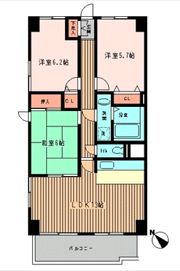 南藤沢AFビルの間取り画像