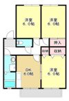 メルベーユ岩之谷 B棟の間取り画像