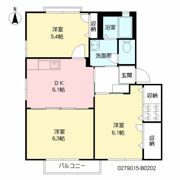 ビバブルエクティ II棟の間取り画像