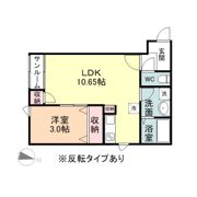 NCOLOR．fの間取り画像