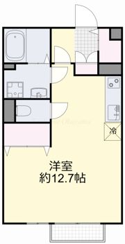 ワンズB棟の間取り画像