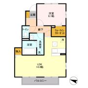 Axia（アクシア） Aの間取り画像