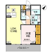 ノーブルラフィネ万平町 Aの間取り画像