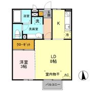 幸ー歩1024 A/B/Cの間取り画像