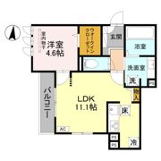 グリューネ塚口の間取り画像
