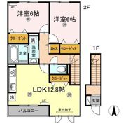 カーサ コバ A棟の間取り画像