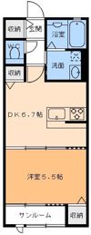 コンフォール針田IIの間取り画像