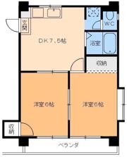 メロディーハイツ柳井の間取り画像