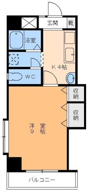 ラフィネ道後の間取り画像