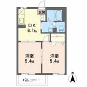 ハンプデンコート2 Aの間取り画像