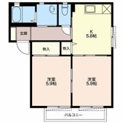 エスペランサ入江 Bの間取り画像