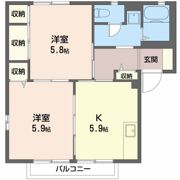 サンコーポ長沢 Bの間取り画像