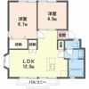 ビタビレッジ富士 Aの間取り画像