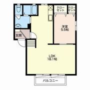 フレグランス本市場 Aの間取り画像