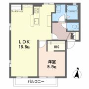 プランドール岩本 Aの間取り画像
