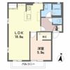 プランドール岩本 Aの間取り画像