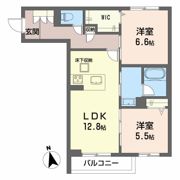 グランディア古川の間取り画像