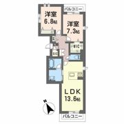 Kalmark海老塚の間取り画像