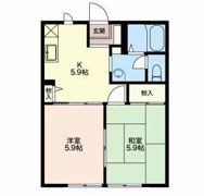 パストラル Bの間取り画像