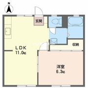 パナハイツ大石の間取り画像