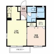 マナティー Aの間取り画像