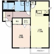 サンシャイン浜岡 Bの間取り画像