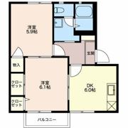 アンダンテ Dの間取り画像