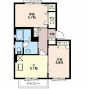 アベニュー日垣田 Cの間取り画像