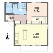 メゾン ジュネス Bの間取り画像