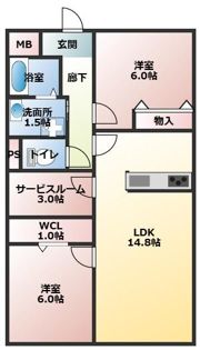 油屋ハイツ中野IIの間取り画像