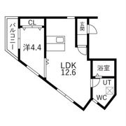 LeGioie太閤通駅4の間取り画像