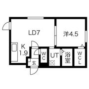 Flan N3の間取り画像