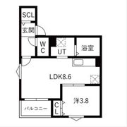 DELA本陣通の間取り画像