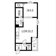 DELA本陣通の間取り画像