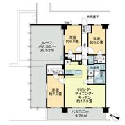 サンクレイドル桜街道レジデンスの間取り画像