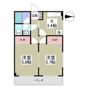 サンライズフジの間取り画像