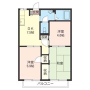 セイオンハイツAの間取り画像