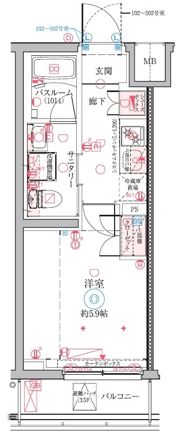 クレヴィスタ横浜鶴見の間取り画像