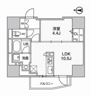 エスタート入谷Ⅰの間取り画像