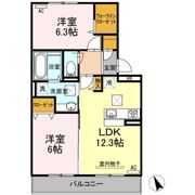 グランコムメゾン小串の間取り画像