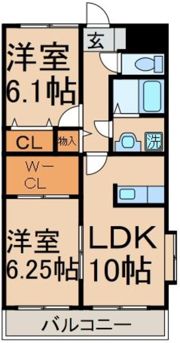 シャトルコートの間取り画像