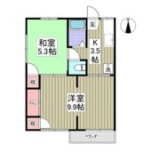 コーポたちばなBの間取り画像