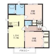 SUN HEIGHTS Iの間取り画像