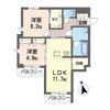 メセナ グランデ 千波の間取り画像