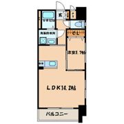 ERIOS COURT 中津口の間取り画像