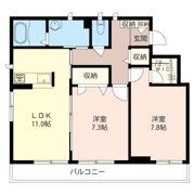 リバーパークかわせみの間取り画像