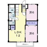 メゾングリーンヒルBの間取り画像