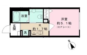 クラージェ津田沼の間取り画像
