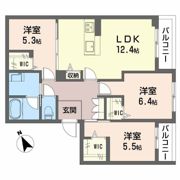シャーメゾン ボスコルーチェの間取り画像